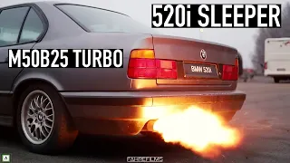 BMW E34 Sleeper Drives Hard! M50B25 Turbo