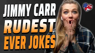 AMERICAN REACTS TO JIMMY CARR RUDEST JOKES | JIMMY CARR STANDUP | AMANDA RAE