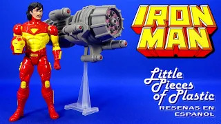 Modular Iron Man & Plasma Proton Cannon Marvel Legends Deluxe Hascon Revisión Little Pieces Plastic