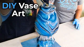 Turning Dollar Store Vases into Works of Art - 2 Different Ways