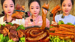 ASMR CHINESE FOOD MUKBANG EATING SHOW | 먹방 ASMR 중국먹방 | XIAO YU MUKBANG #50