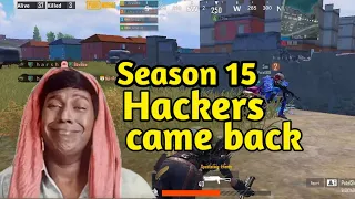 Season 15 Powerfull Hackers Came Back in Same Lobby |18 +| #hackers #pubgmobile