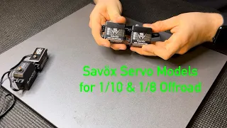 Savöx Servo Models for 1/10 & 1/8 Offroad