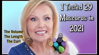 TESTING 29 MASCARAS In A Year 2021 - OVER 40 - VOLUME, CURL & LENGTHEN LASHES