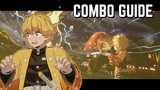 Zenitsu Optimal COMBO GUIDE - Demon Slayer Hinokami Chronicles