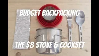 Budget Backpacking - The $8 Stove and Cook Set