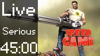 Speed Game: Live, Serious Sam Any% Difficulté Serious