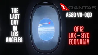 STV Travel - Last Day in Los Angeles - Qantas A380 VH-OQD - Flight QF12 to Sydney