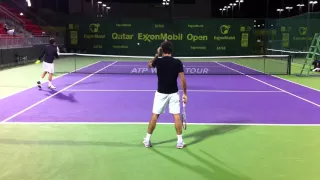 Federer Practice BackView full
