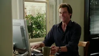 Jim Carrey tries typing test