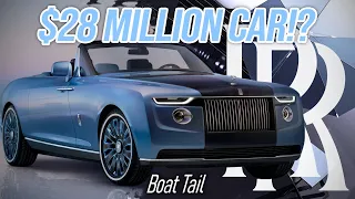 World's Most Expensive Car in History?! Rolls Royce Coachbuild Boat Tail | 300억??