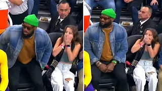 Young LeBron James Fan Stunned When She Realizes She’s Sitting Next To Lakers Star (Video) Ikko News