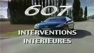 Peugeot 607 - Interventions intérieures