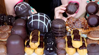 ASMR GIANT CHOCOLATE MARSHMALLOW, LA BOMBA ICE CREAM, MILKA JELLY CAKE, CHOCOLATE TRUFFLE, ECLAIR 먹방