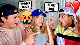 HER "CRUSH" BEAT HER UP PRANK ON BROTHER  *Cute Reaction*