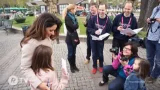 Zlata (Ukraine) meets fans at Eurovision Village - ESC 2013