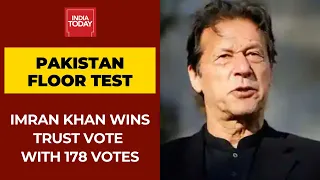 Pakistan PM Imran Khan Wins Trust Vote With 178 Votes Out Of 342