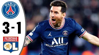 PSG vs Lyon 3−1 - Extеndеd Hіghlіghts & All Gоals 2022 HD /messi goal today