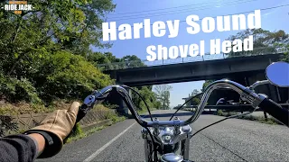 【Harley Sound】 ただバイクを走らせてプリンを買いに行く動画 | Pure Engine Sound | 排気音のみ