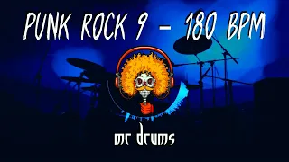 Punk Rock 9 - 180 BPM | Backing Drums | Only Drums | Travis Barker Style