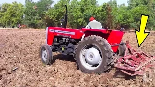 Massey Ferguson 240 (MF 240) Working On Cultivator New Tractor video 2019