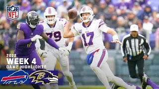 Buffalo Bills vs Baltimore Ravens Full Game Highlights | NFL Week 4, 2022