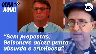 Bolsonaro volta a atacar STF e vacinas e mostra que não tem proposta para o país I Reinaldo Azevedo