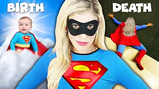 Birth to Death of a Superhero in Brookhaven! (Rebecca Zamolo Roblox RP)