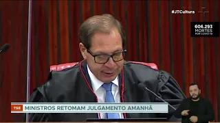 TSE retoma julgamento da chapa Bolsonaro/Mourão