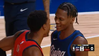 Bennedict Mathurin gets in Jaden Ivey's face "Even in Rising Stars you can't guard me"