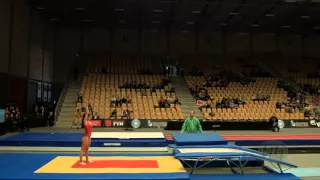 ROBALO Ana (POR) - 2015 Trampoline Worlds - Qualification Double Mini Routine 2