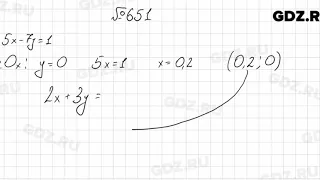 № 651 - Алгебра 7 класс Колягин