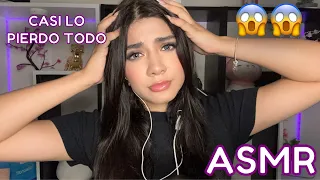 ASMR español / Me HACKEARON EL CANAL 2 SEMANAS + Masajes en tu CARITA + ¿Dejaré EL CANAL?