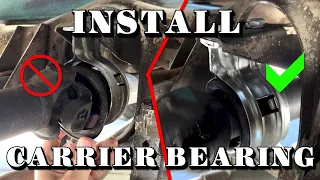 How to Replace Your Carrier Bearing