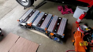 Smart car HV battery Open