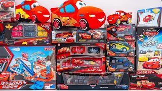 Disney Pixar Cars Unboxing Review l Lightning McQueen Bubble RC Car | Dinosaur Launcher Race Track