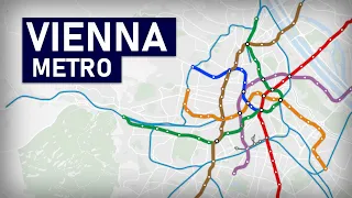 Evolution of the Vienna Metro (U-Bahn) 1898-2032 (animation)