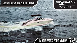 The 2023 Sea Ray SDX 250 Outboard Is Entertainment & Versatility Packed Into One Powerful Boat!