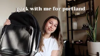 chatty vlog + pack with me for portland!