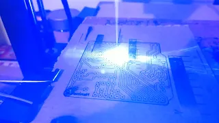 Anycubic I3 Mega Laser Engraver, PCB test