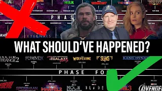 MCU Marvel Phase 4 REIMAGINED! (What Phase 4 & 5 SHOULD’VE Been!)