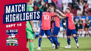 FC Dallas vs. Seattle Sounders FC Highlights | September 16, 2023