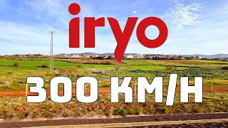 300 Km/H: View from Iryo Spanish fast train window 🚄 Spain's High Speed Railways