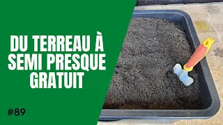 #89-Du terreau à semi presque gratuit