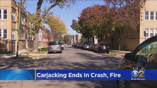 Carjacking Ends In Crash, Fire