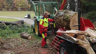 GROWI Waagrechtspalter mit Funkwinde