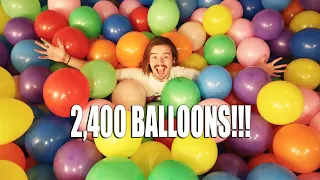 FILLING MY ENTIRE HOUSE WITH BALLOONS!!!