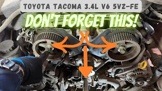 Toyota Cam & Crank Shaft Seal Replacement - 3.4L V6 5VZ-FE
