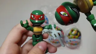 Киндер Сюрприз ЧЕРЕПАШКИ НИНДЗЯ 2018   Unboxing Kinder Surprise Turtles 2018