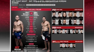 UFC Fight Night 104: BERMUDEZ VS KOREAN ZOMBIE Fight Pass Card Predictions/Picks/Analysis